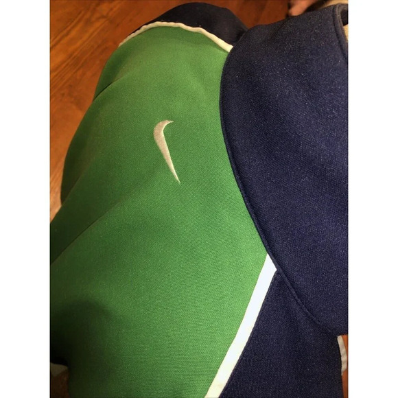 Vintage Nike Retro Blue  Green Full Zip Jacket Men Size L EUC Y2K - Picture 5 of 12